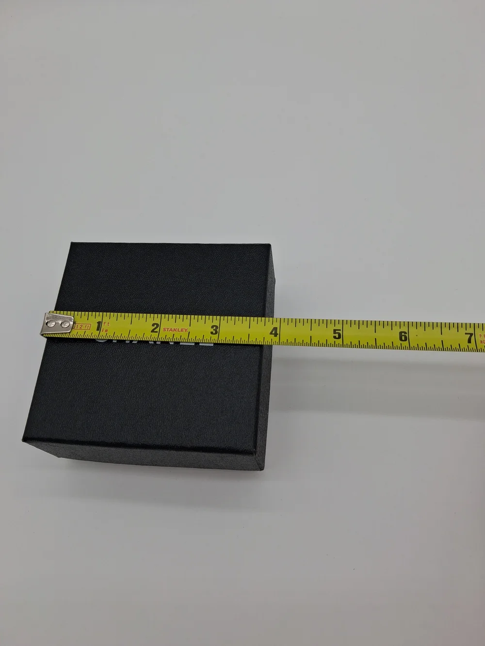 CHANEL Black Jewelry Paddes Gift Box White Interior Ribbon Care Tags Packaging